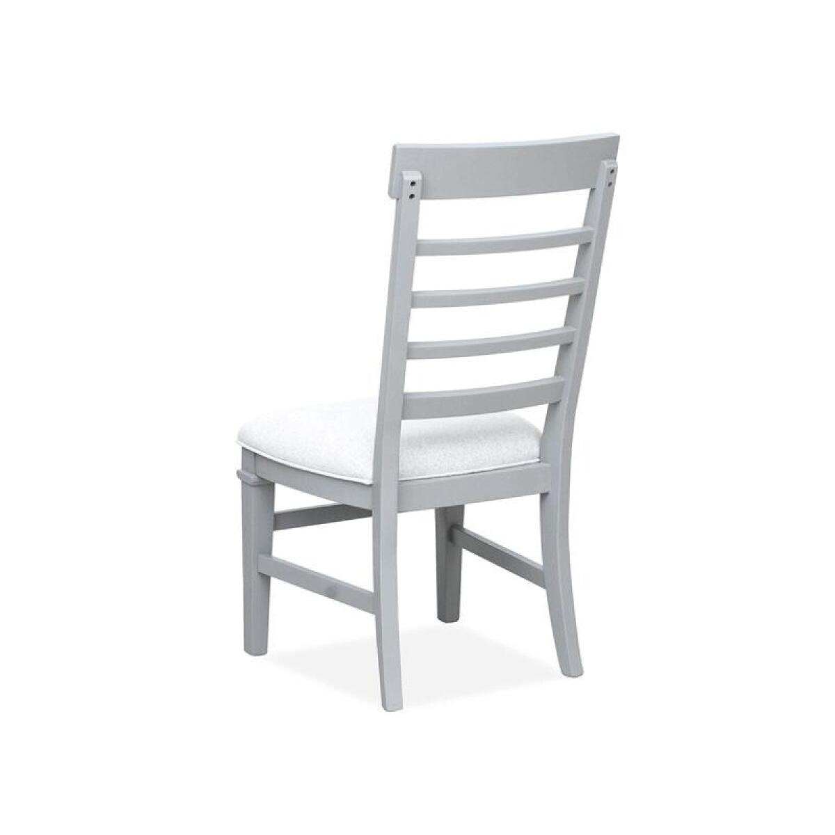 Charleston Dining Side Chair w/Upholstered Seat (2/ctn) A- Grey - Image 3