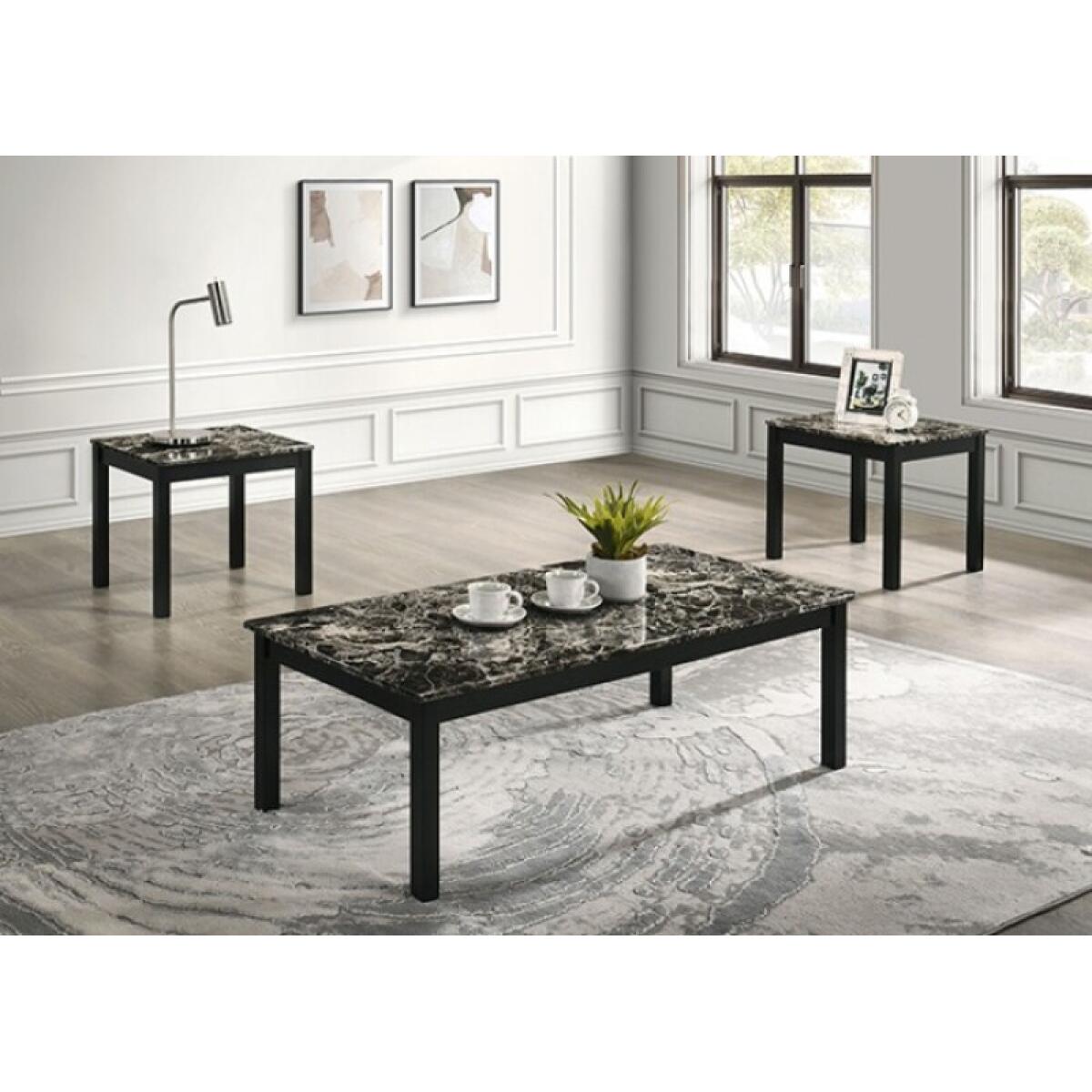 Findlay 3 Pc. Table Set Table Sets Black 5