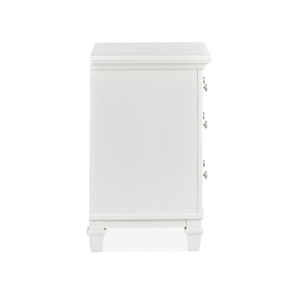 Charleston Drawer Nightstand – White Nightstands Magnussen Home 7