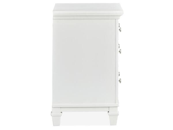 Charleston Drawer Nightstand – White Nightstands Magnussen Home 16
