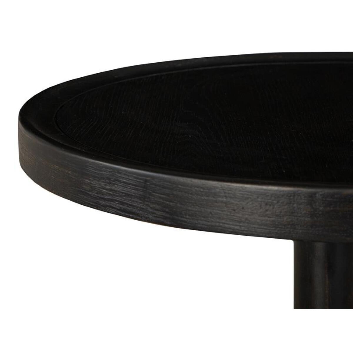 Lindon T5570-30D Dark Round Pedestal Accent End Table - Image 3