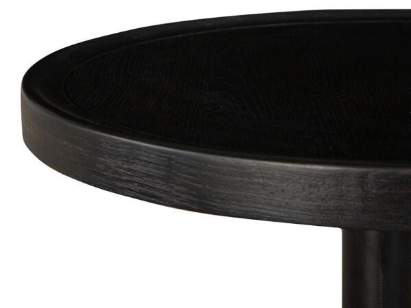 Lindon T5570-30D Dark Round Pedestal Accent End Table - Image 3