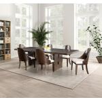 Morden 7 Pc Dining Table Set Dining Sets Brown 11