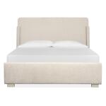 Lorelei B5893-52H Wood Queen Sleigh Bed Upholstered Headboard KD