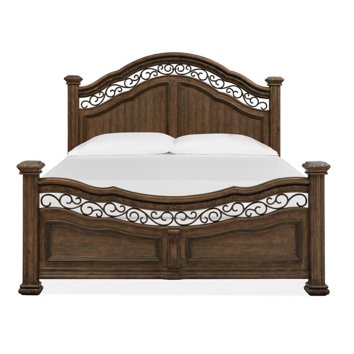 Durango Wood King Panel Bed Headboard KD Bed Parts Bed Parts 4