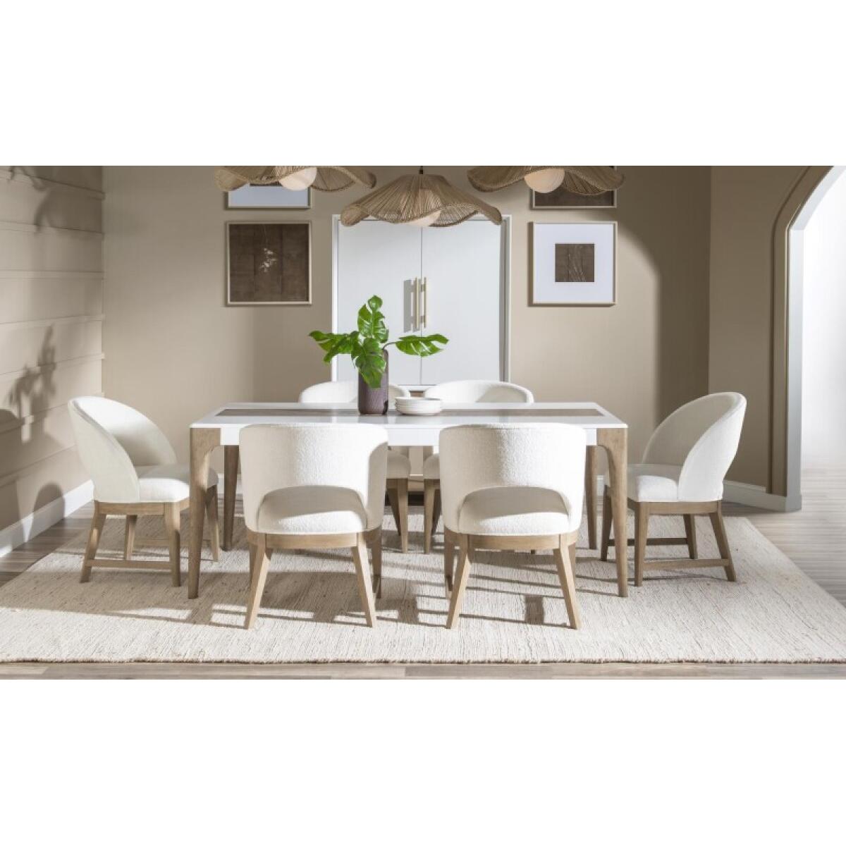 Rectangular Dining Table Dining Tables Cloud White And Desert Oak 8