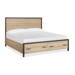 Complete King Panel Storage Bed