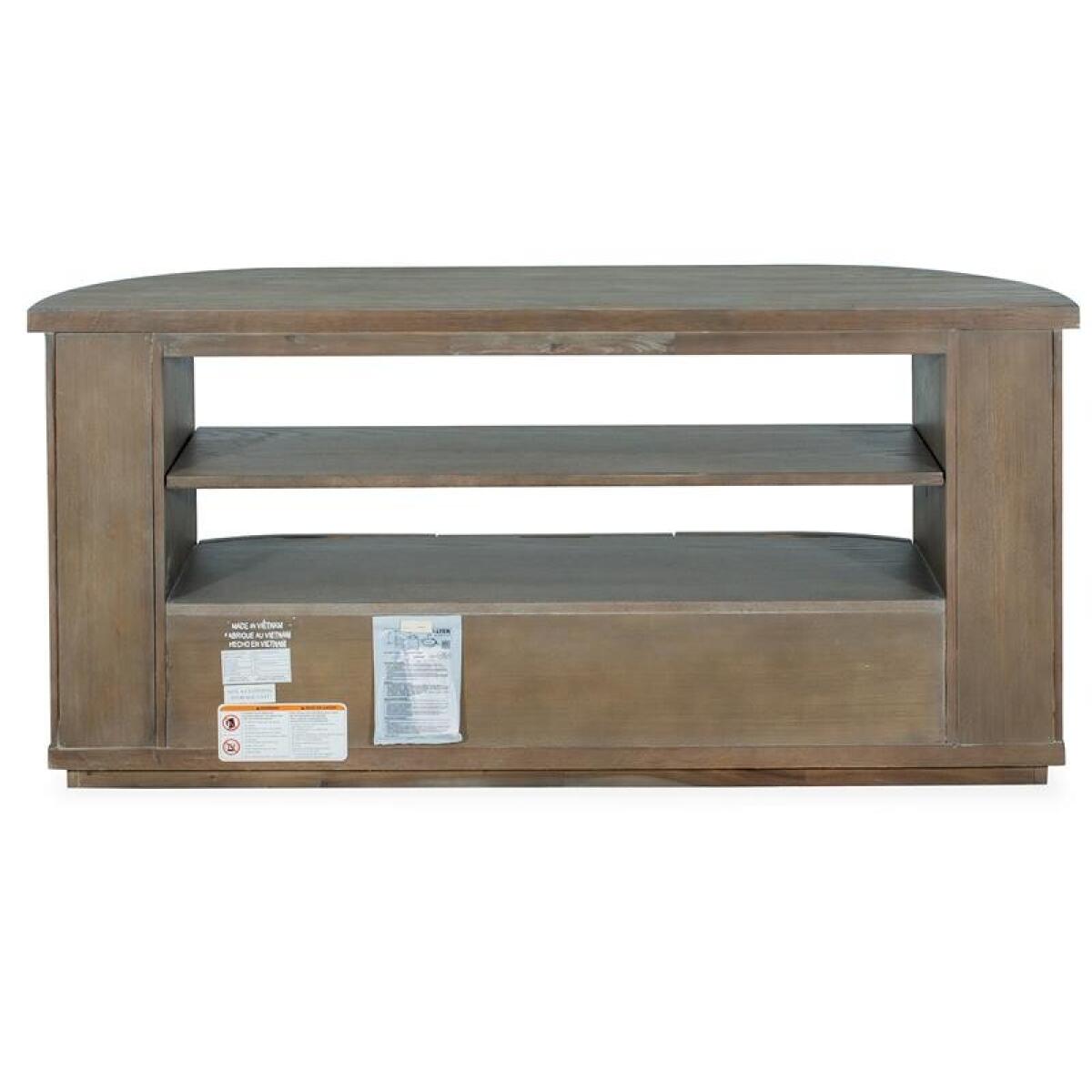 Bosley Lt. Brown Demilune Console - Image 11