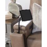 P1 Laf Glider Loveseat With Console, And One 18″ Pillow Loveseats Brown 17