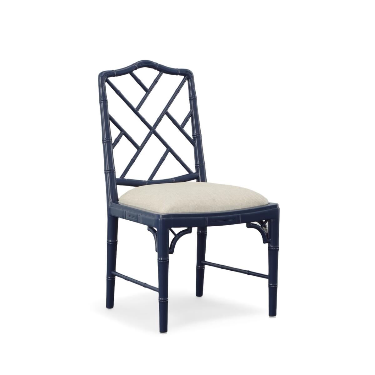 Blue Sawyer Side Chair Chairs & Benches Blue 4