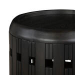 Dark Round Accent End Table - Image 4