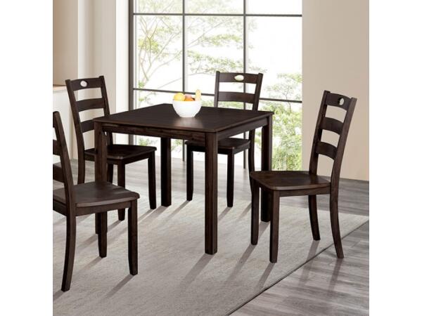 Lubbock 5 Pc. Dining Table Set Dining Sets Brown