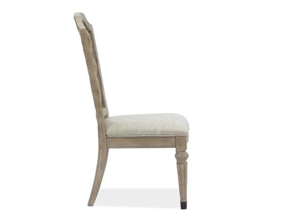 Marisol D5132-62 Side Chair w/Upholstered Seat (2/ctn) - Image 4