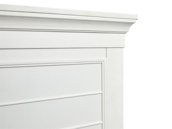 Charleston Complete Cal.King Panel Storage Bed - White - Image 6