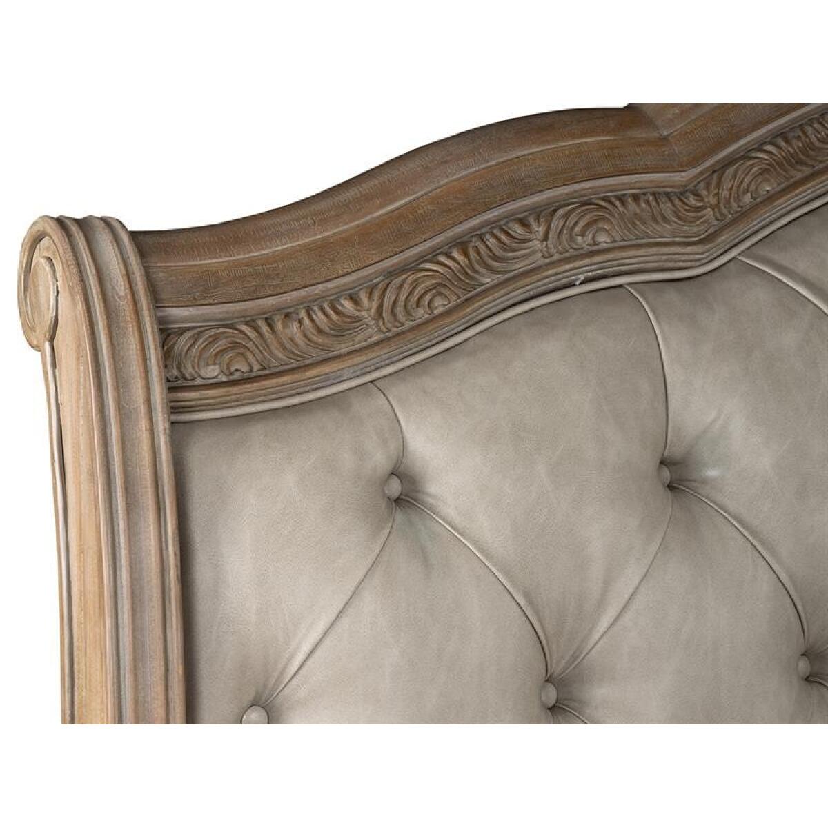 Marisol Complete Queen Sleigh Storage Bed w/Upholstered HB Beds Beds 9