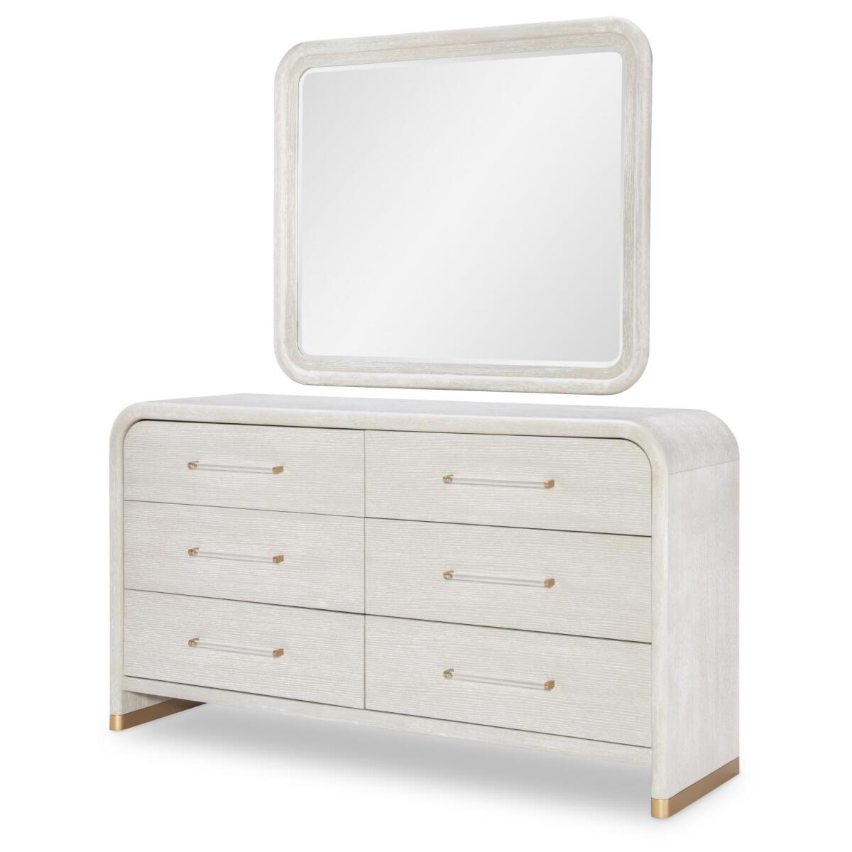 Rectangular Mirror Bedroom Mirrors Cream 5