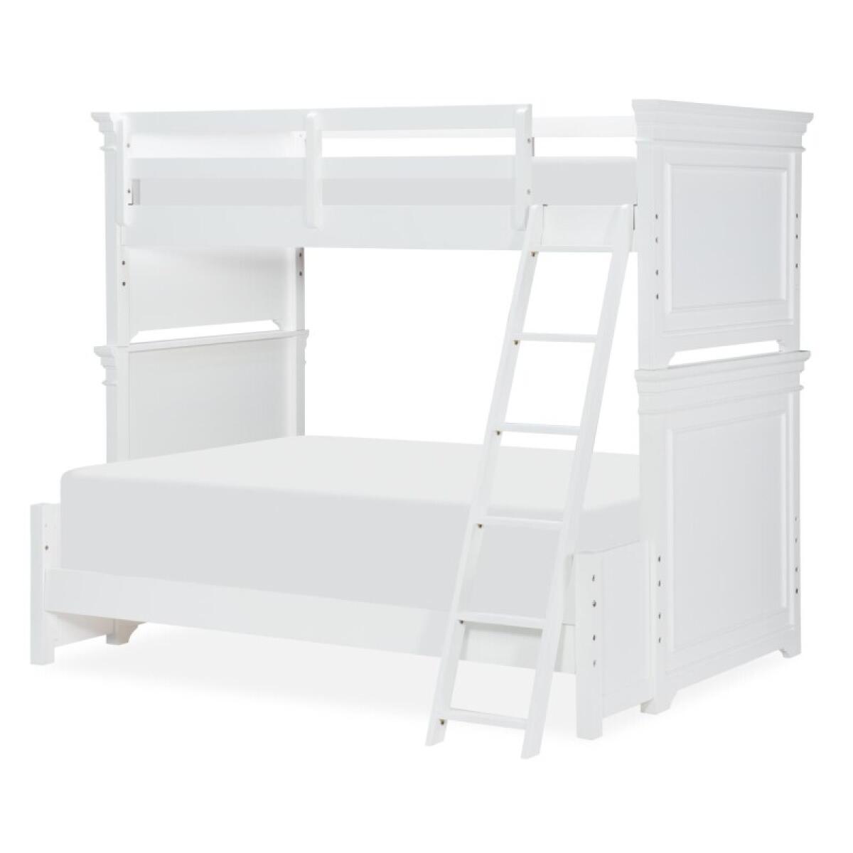Complete Bunk Twin Full Ext White Youth Beds Legacy Classic Furniture 4