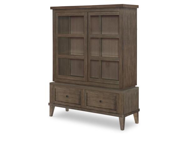 Display Cabinet Dining Storage Brown