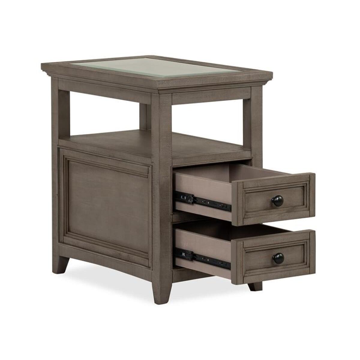 Paxton Place Chairside End Table End tables Brown 5