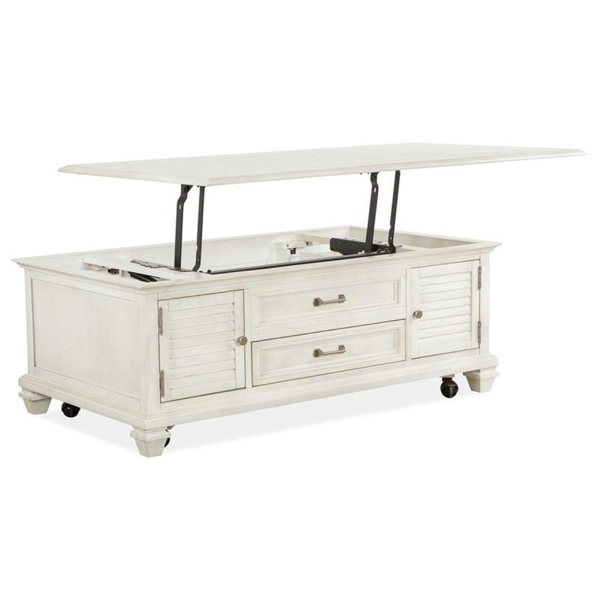 Newport Lift Top Storage Cocktail Table w/Casters - Image 10