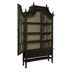 Reims Cathedral Black Arched Cabinet Accent Furniture Accent Furniture 10