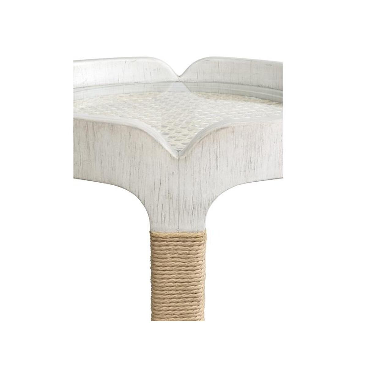 Sunset Cove - White Drum Table - Image 6