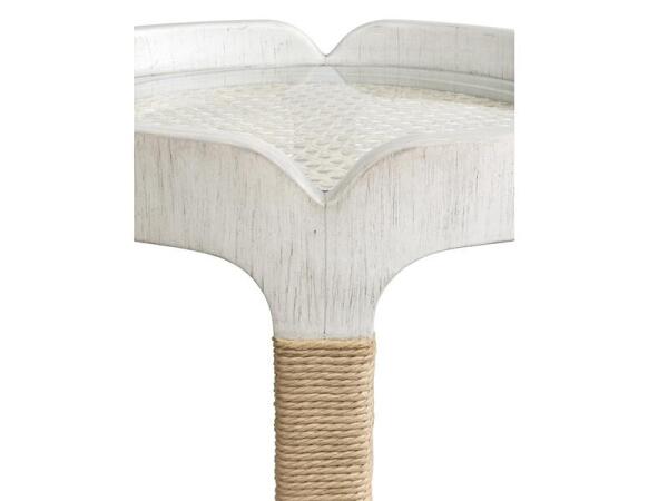 Sunset Cove - White Drum Table - Image 6