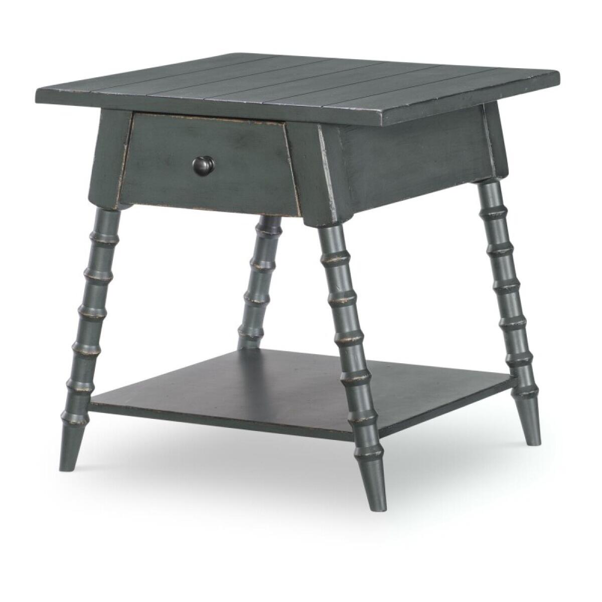 Splayed Bobbin Leg 1 Drw End Table End tables End Tables 4