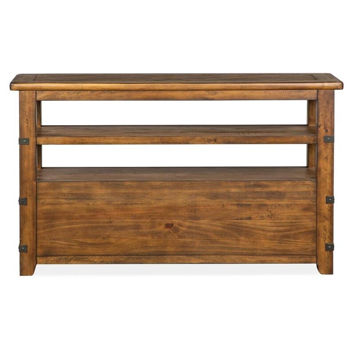 Chesterfield Rectangular Sofa Table Sofa Tables Brown 9