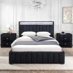 Farese Queen Bed w/ 2 Nightstands