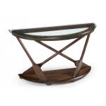 Beaufort Glass Demilune Sofa Table Top SU