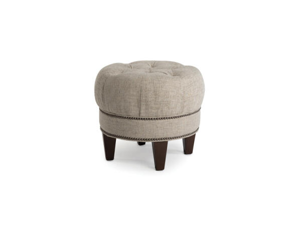 Small Ottoman 2151-50SM Ottomans & Poufs Cream