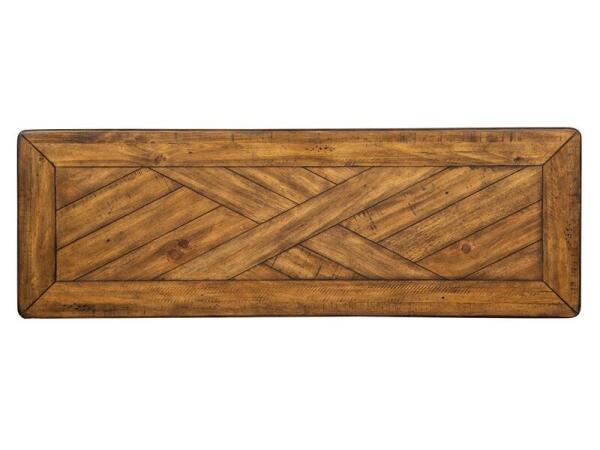 Chesterfield Rectangular Sofa Table Sofa Tables Brown 15