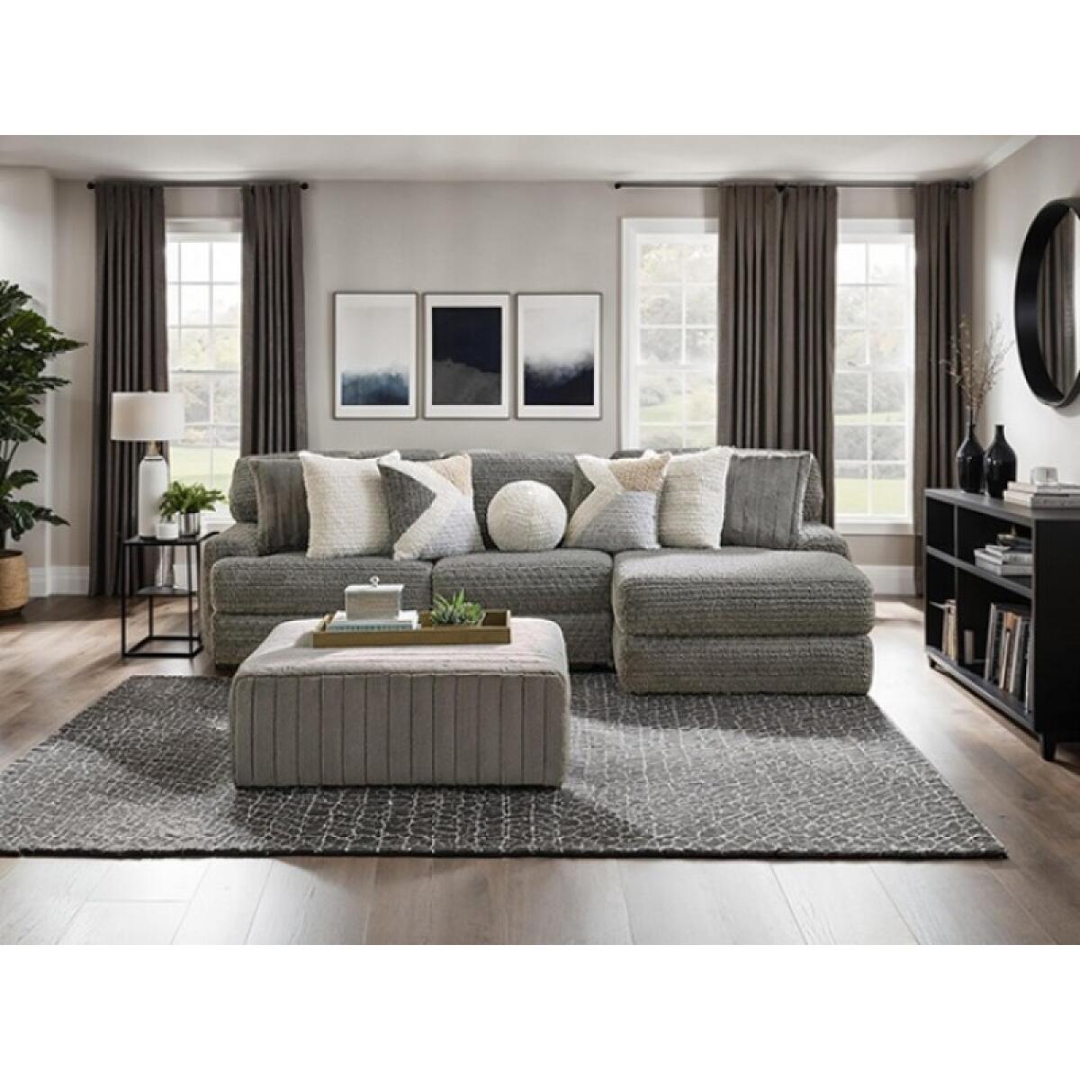 Elmhurst Ottoman Ottomans & Poufs Charcoal 5