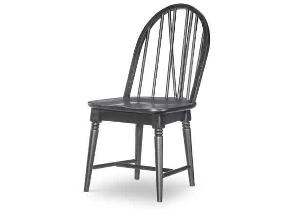 Windsor Side Chair V Shape Chairs & Benches Black