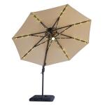 Nuti 10 Ft Round Umbrella w/ LED Light + 37" Large Base - Image 3