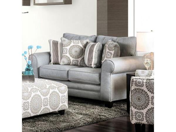 Misty Love Seat Loveseats Blue Gray