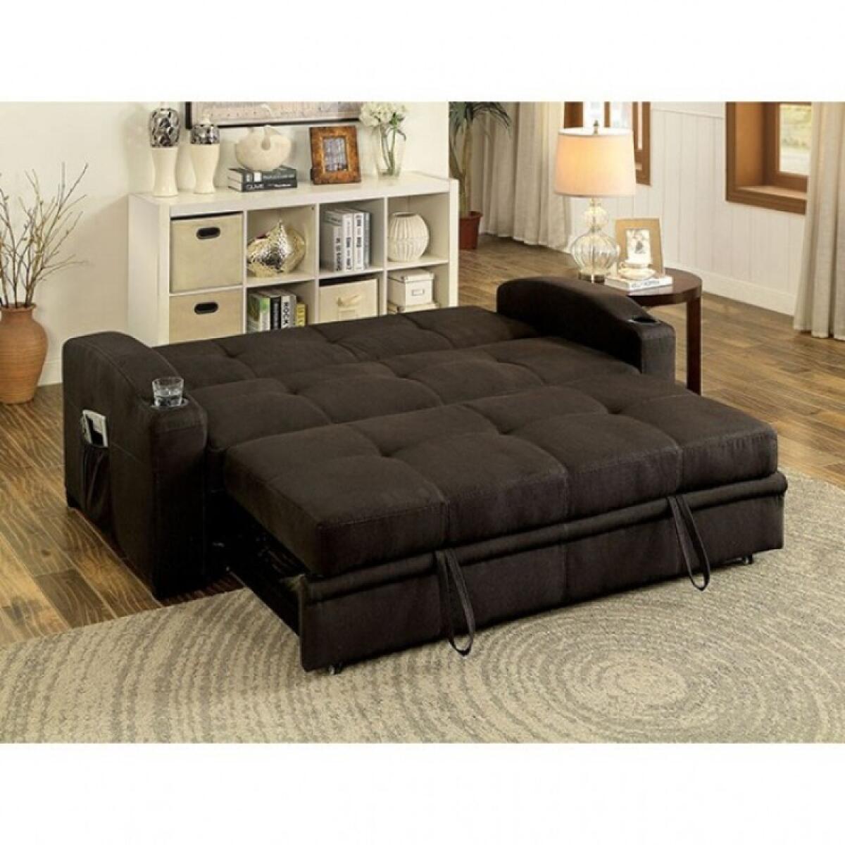 Mavis Futon Sofa Sleeper Sofas Brown 8