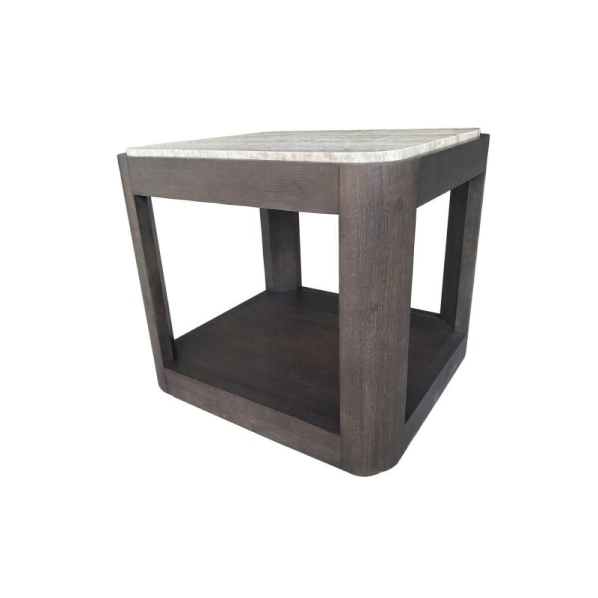 a475b744692560abe25966d353b6e11b Rect End Table With Stone Top - Image 1