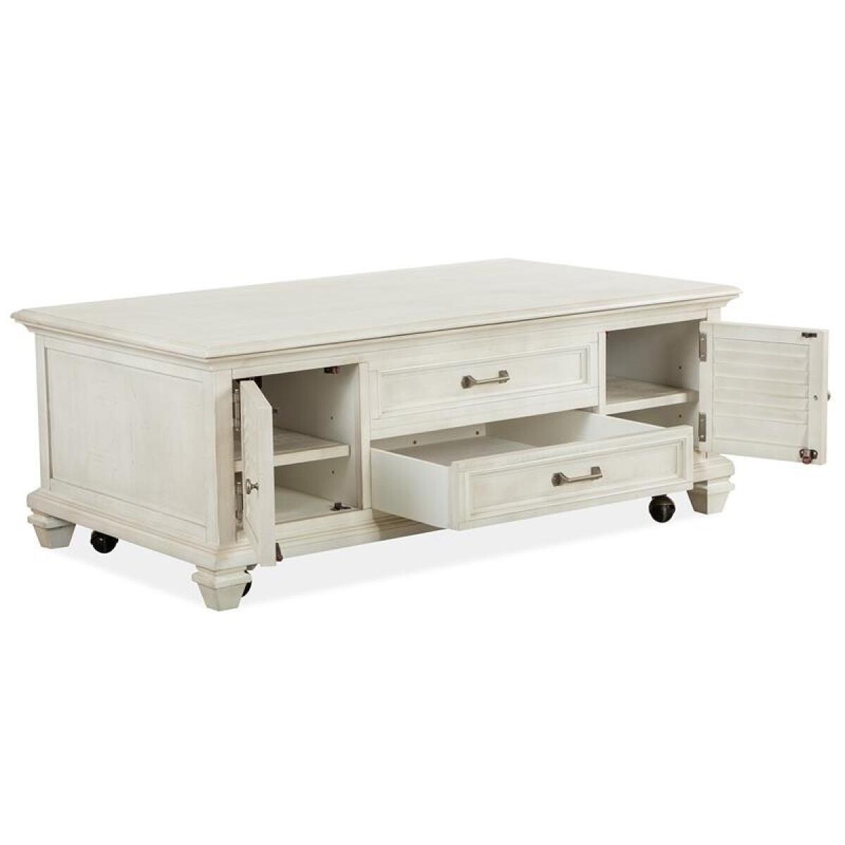 Newport Lift Top Storage Cocktail Table w/Casters - Image 7