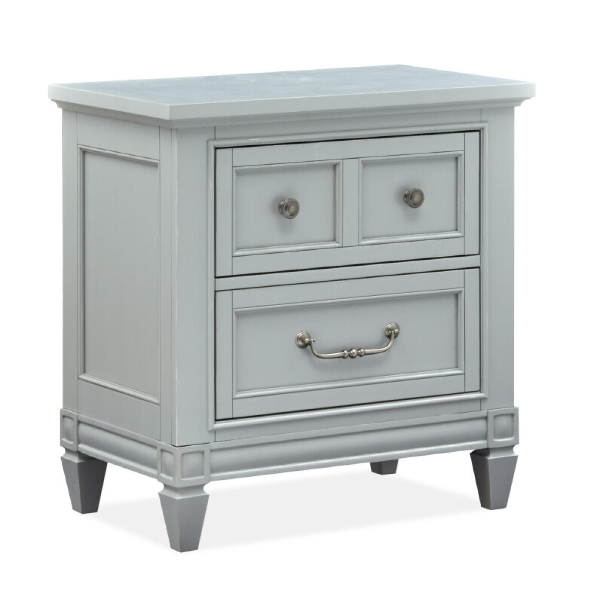 Drawer Nightstand Nightstands Cognac and Dinara Oat Fabric 5