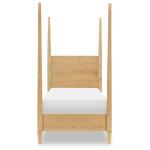 Complete Poster Bed Twin 3/3 Natural Hickory Youth Beds Brown 11