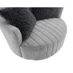Hoople Channel Tufted Swivel Chair - Image 10