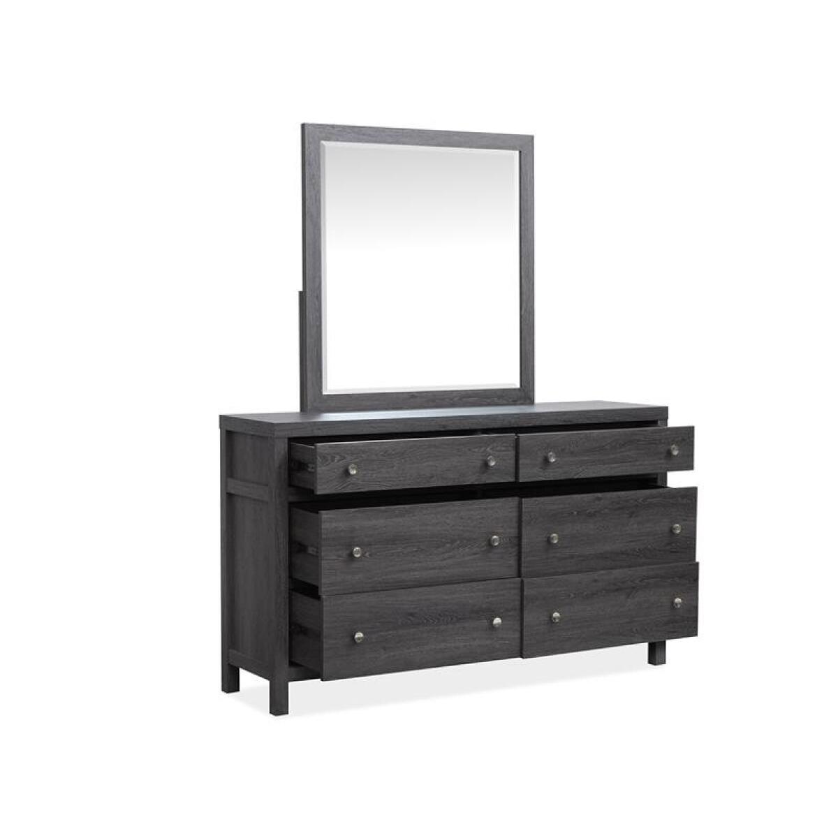 Merrifield - Black Double Drawer Dresser - Image 10
