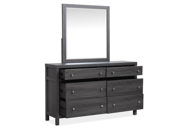 Merrifield - Black Double Drawer Dresser - Image 10