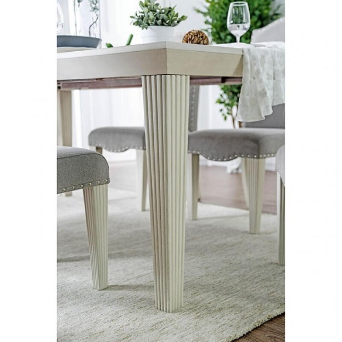 Daniella Dining Table Dining Tables Antique White/Gray 8