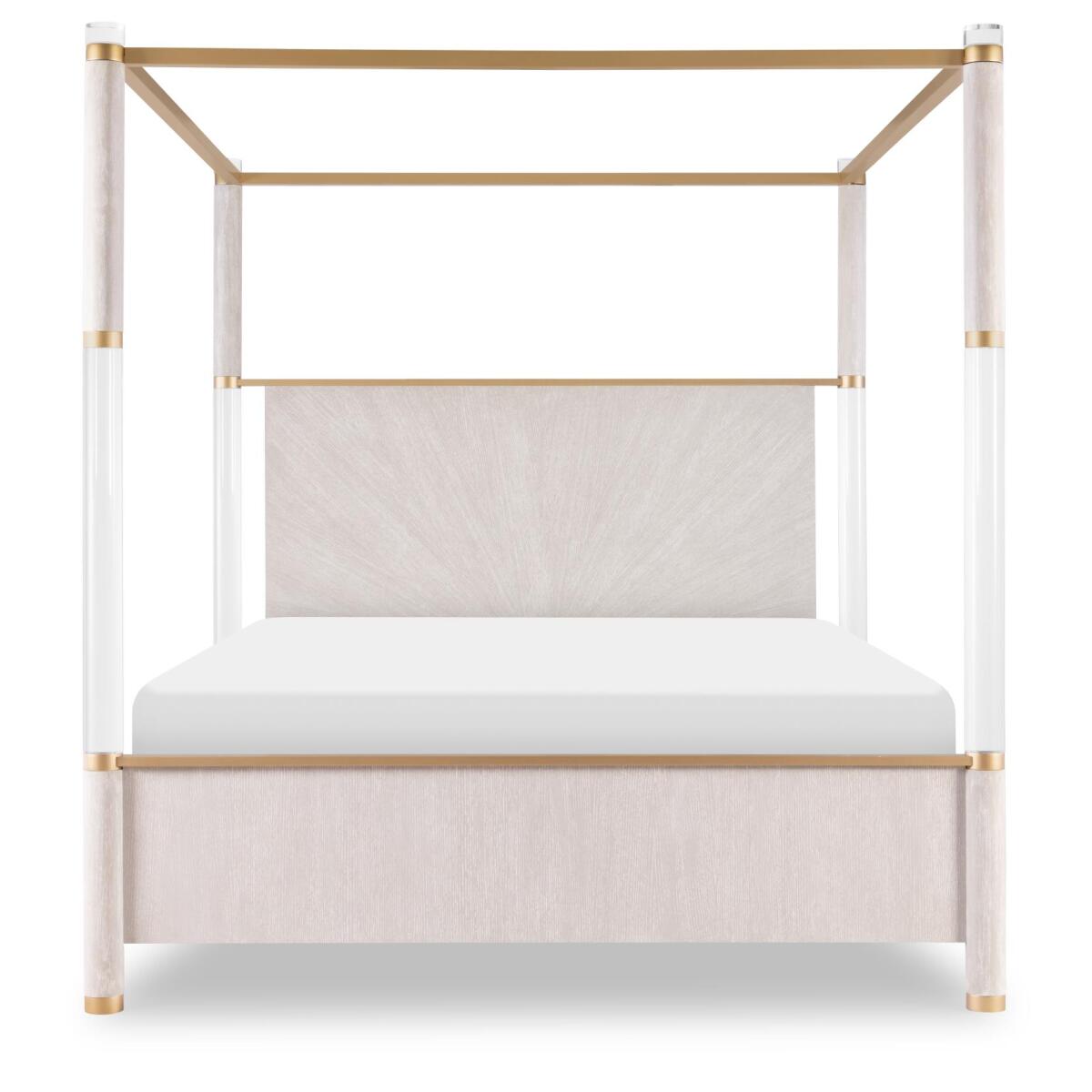 Panel Bed Canopy Acrylic Posts King Beds Beds 5