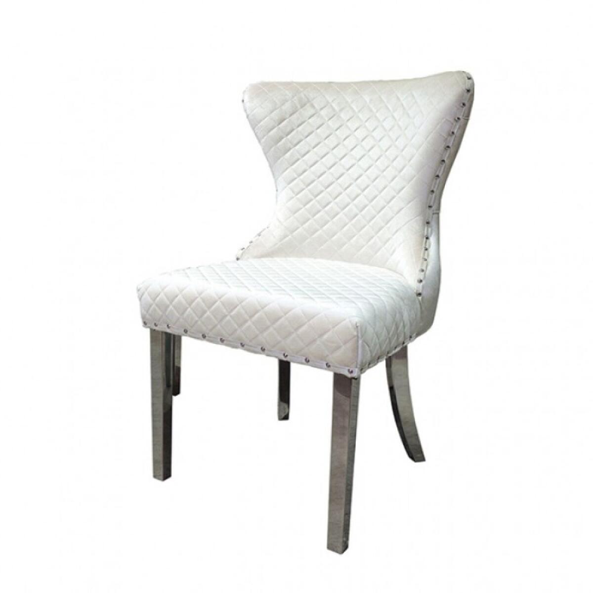 a5d4bc6fb5bcbc5dd1784794bfd90c04 Portanova Chair, Silver/White (2/CTN) - Image 1