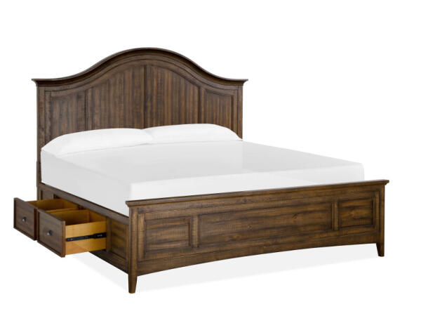 Complete King Arched Bed with Storage Rails Beds Beds 10