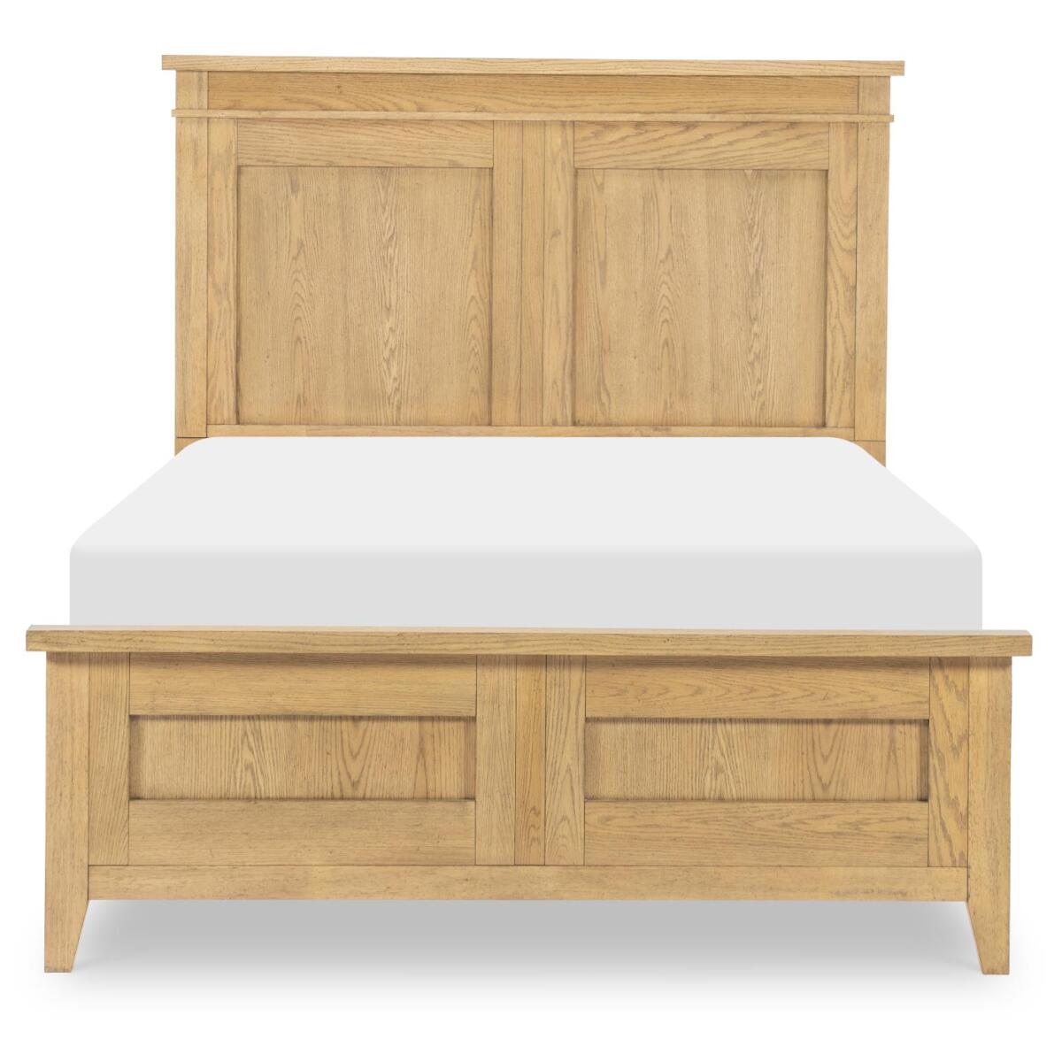 Complete Panel Bed Full 4/6 Natural Hickory - Image 3